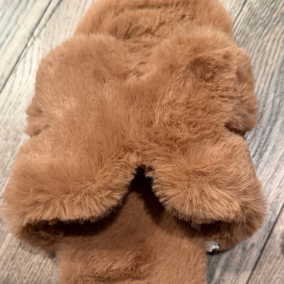 a new day Tan Faux Fur Women's Slippers - Picture 2 of 5